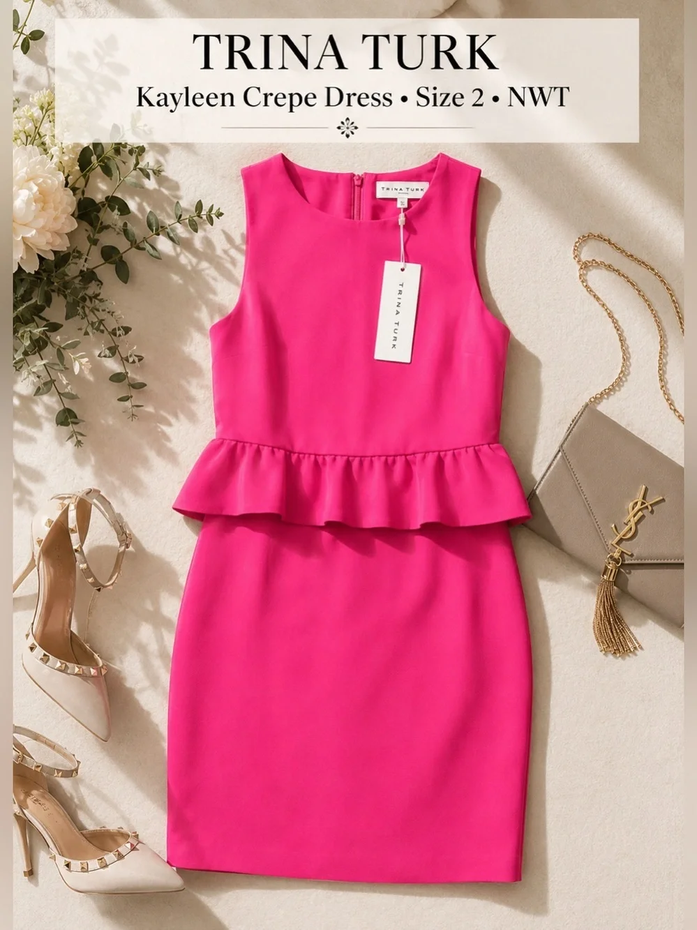 white dress barbie x Unique Vintage Picnic Perfect Midi L/12-14 Rebuy_Cognac_Leather Color:Brown & Gold MORE TO COME Darcy her 1981 multiplatinum album
